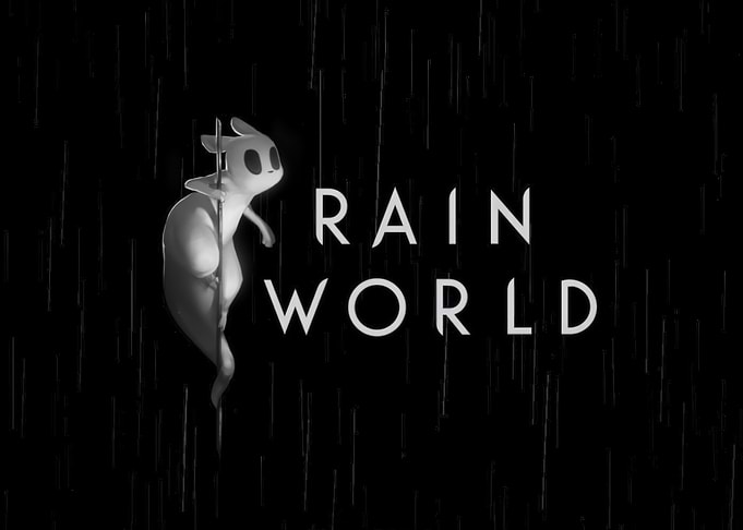 Rain World Slugcat in the Rain