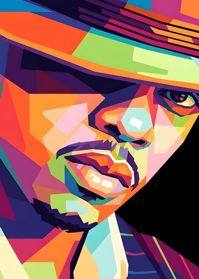 Donell Jones Portrait of a Man in a Hat