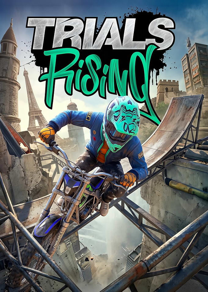 Trials Rising Motorcycle Game Cover