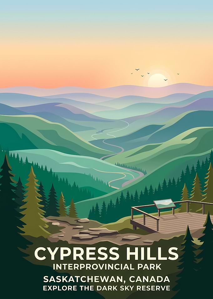Cypress Hills Interprovincial Park Poster