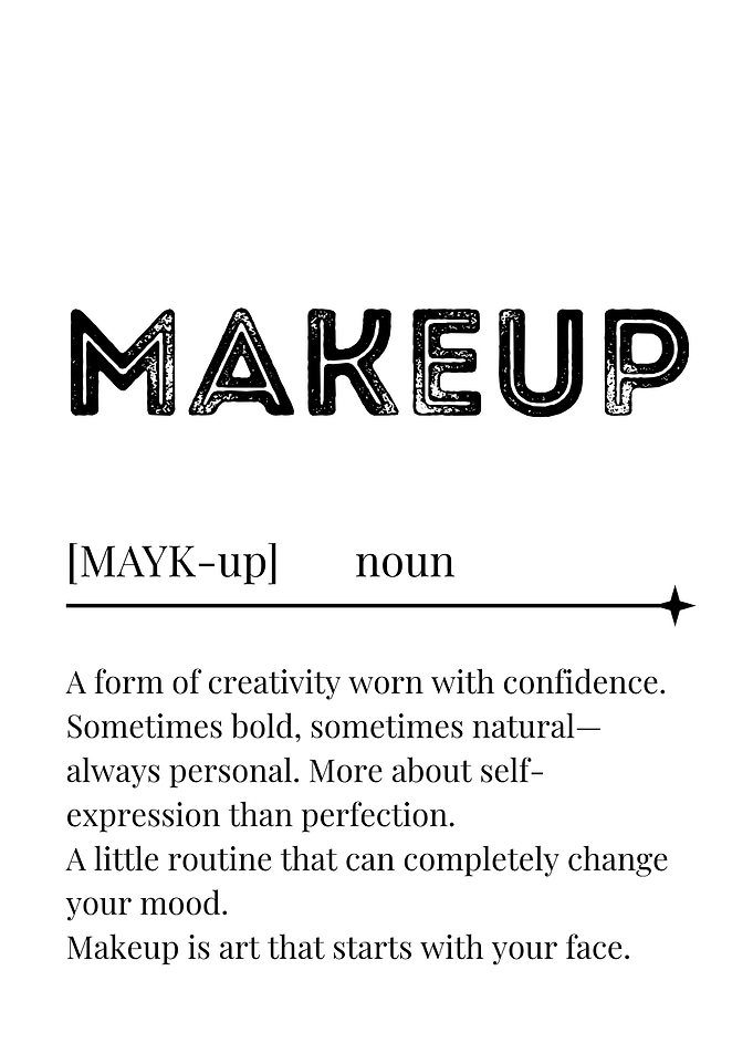 Makeup Definition Art