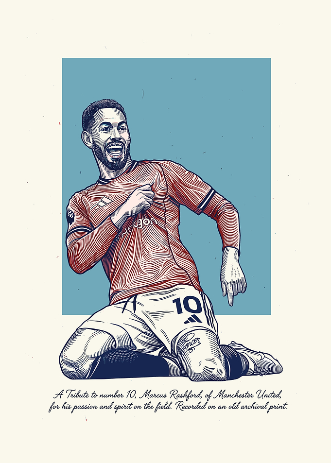 Marcus Rashford Tribute Print