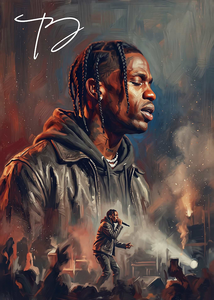Travis Scott Painting