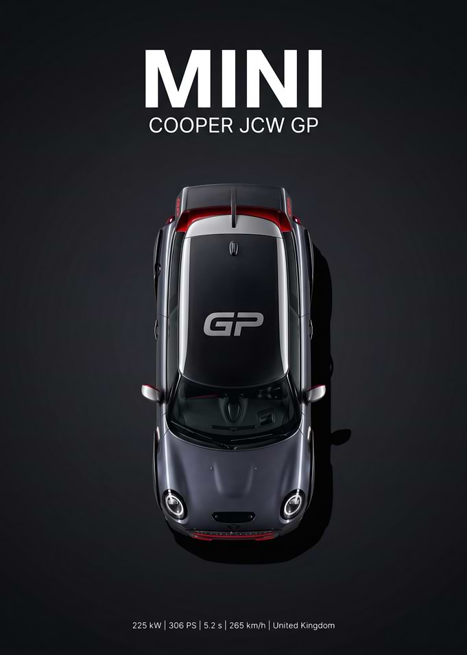 MINI Cooper JCW GP Top View