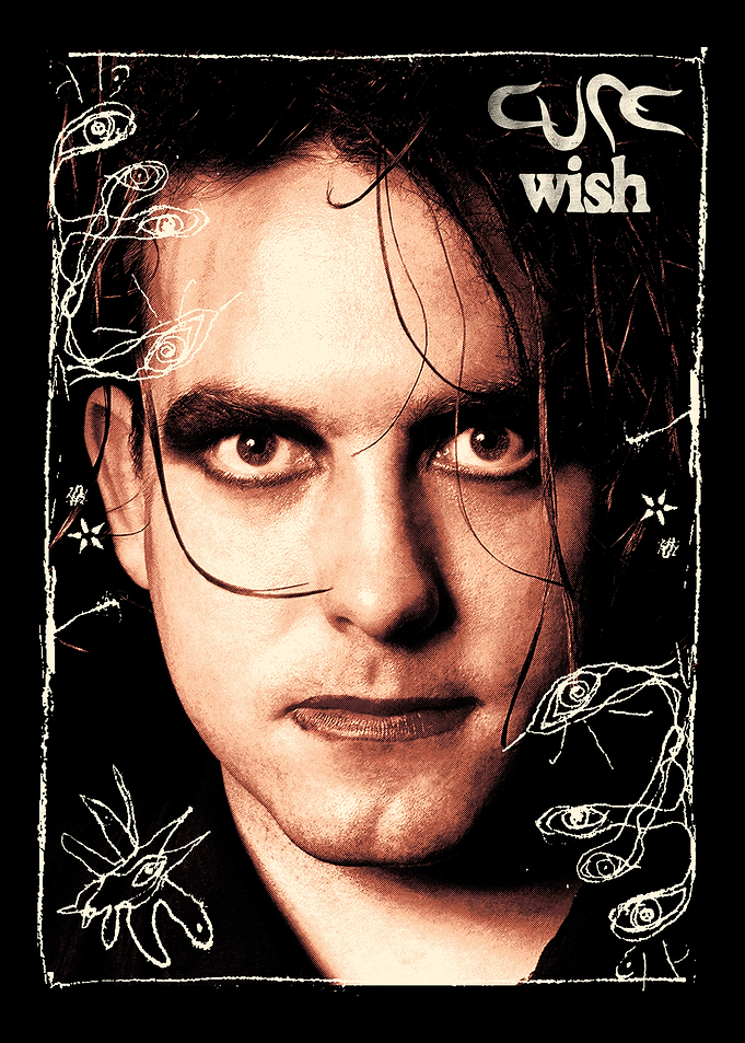 The Cure Wish Album Robert Smith Portrait