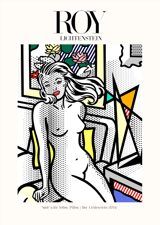 Roy Lichtenstein | Nude with Yellow Pillow