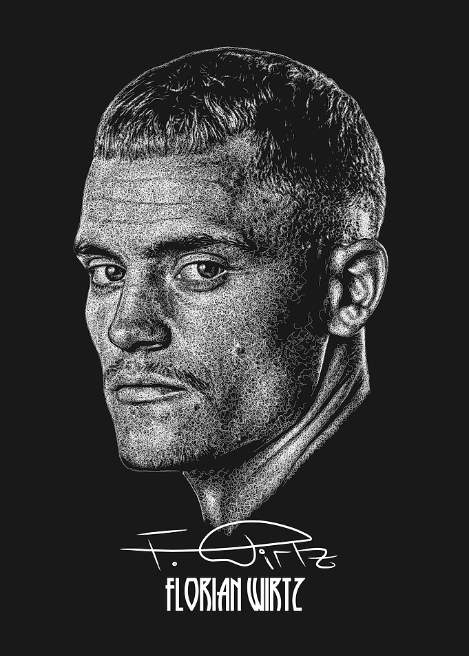 Florian Wirtz Scribble Art Style