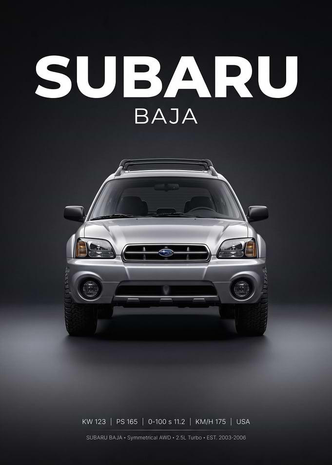 Subaru Baja Car Advertisement