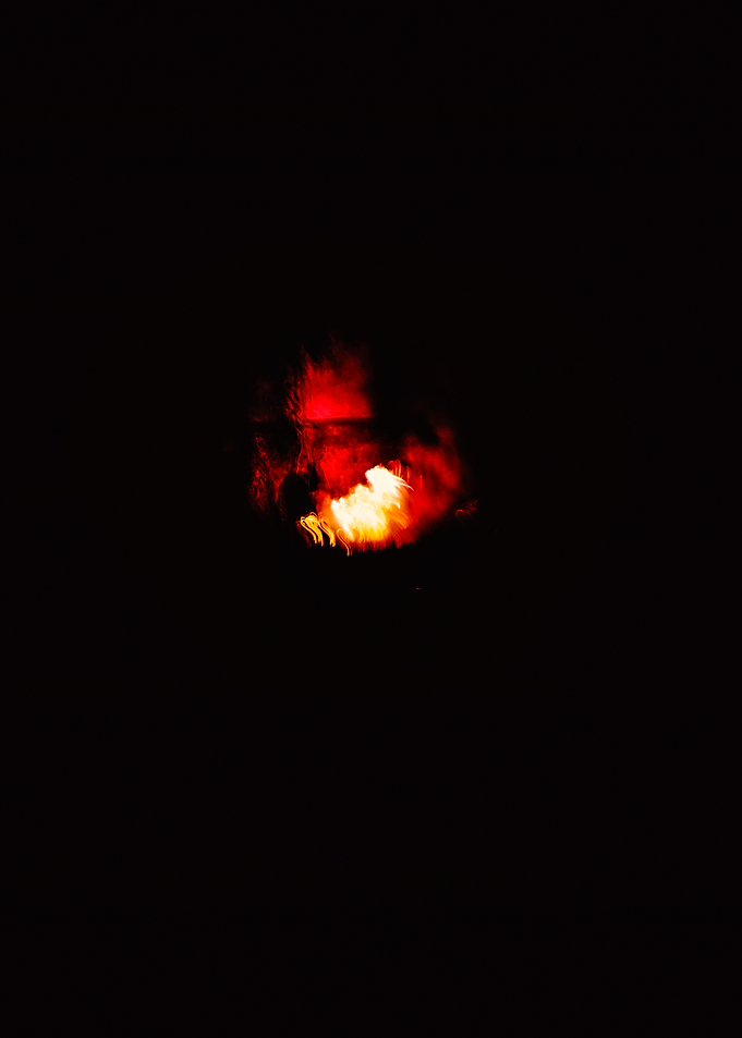 Fiery Abstract Orb