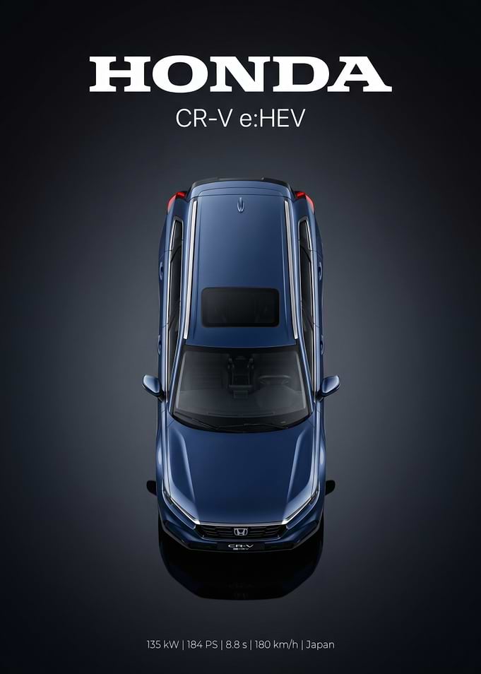 Honda CR-V e:HEV Top View