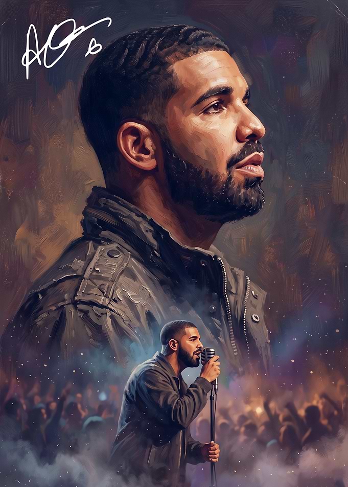 Drake Performing on Stage
