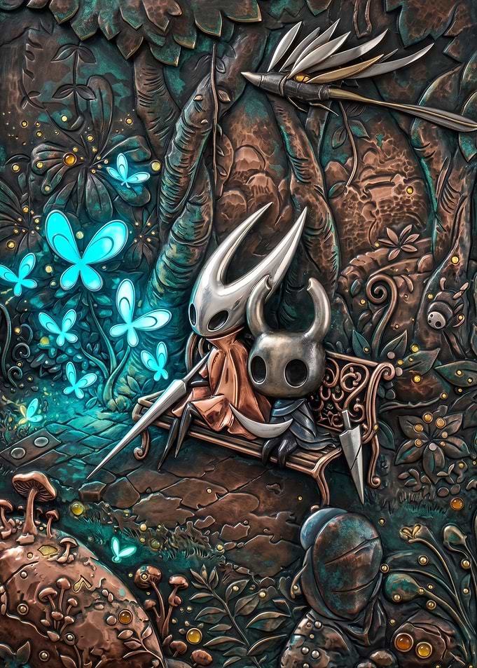 Hollow Knight Characters in Forest