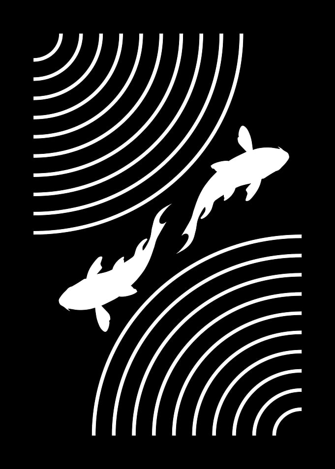 Koi Fish and Ripples