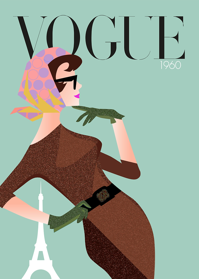 Vogue Vintage Cover 1960