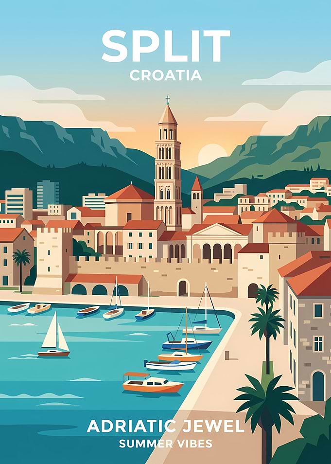 Split, Croatia Adriatic Jewel