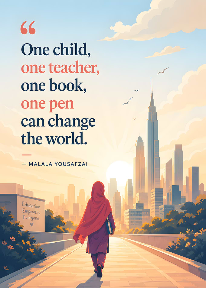 Malala Yousafzai Quote on Education