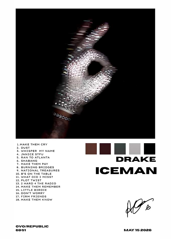 Drake Iceman Album Cover