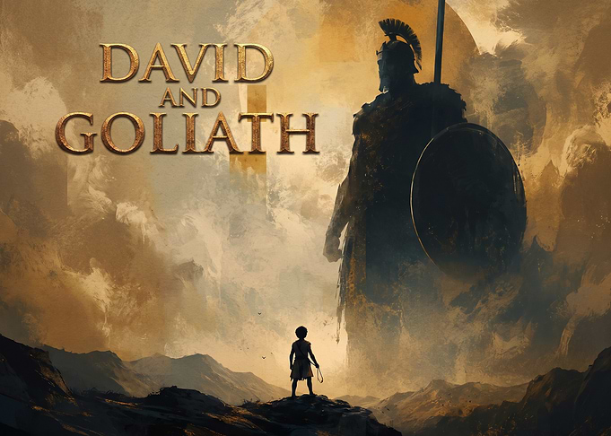 David and Goliath Epic Battle