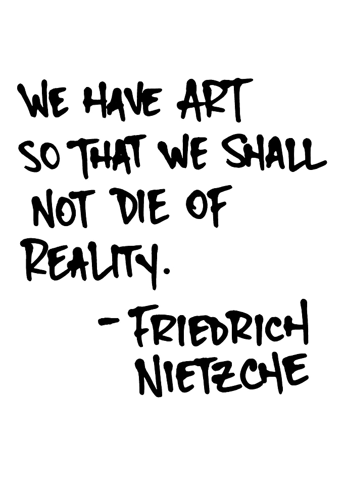 Nietzsche Quote About Art