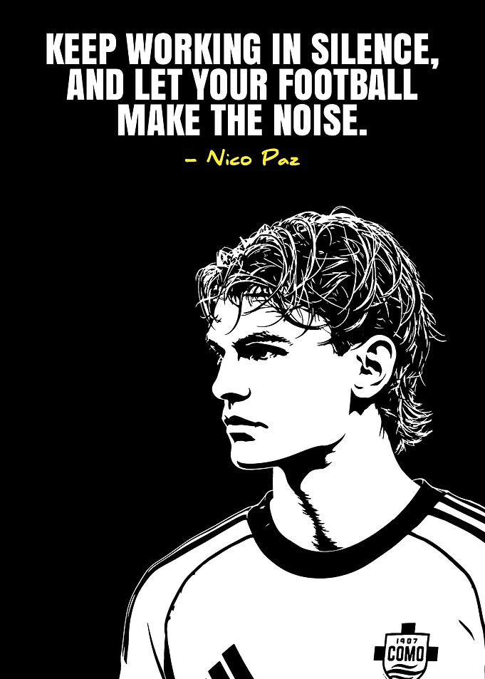 Nico Paz Football Quote