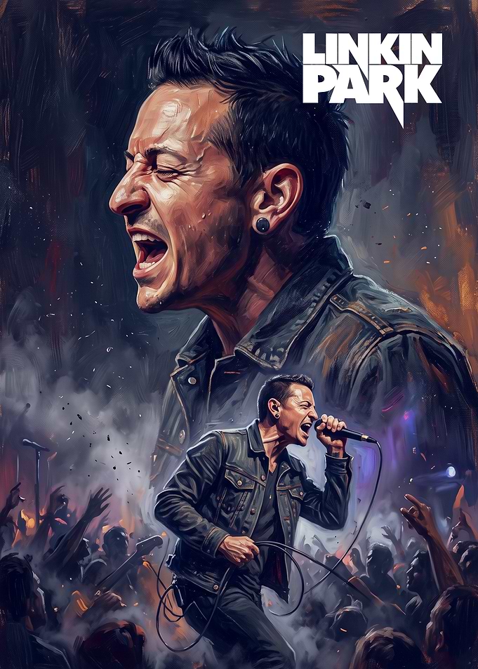 Linkin Park Chester Bennington Concert Art