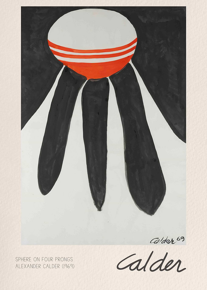Sphere on Four Prongs by Alexander Calder