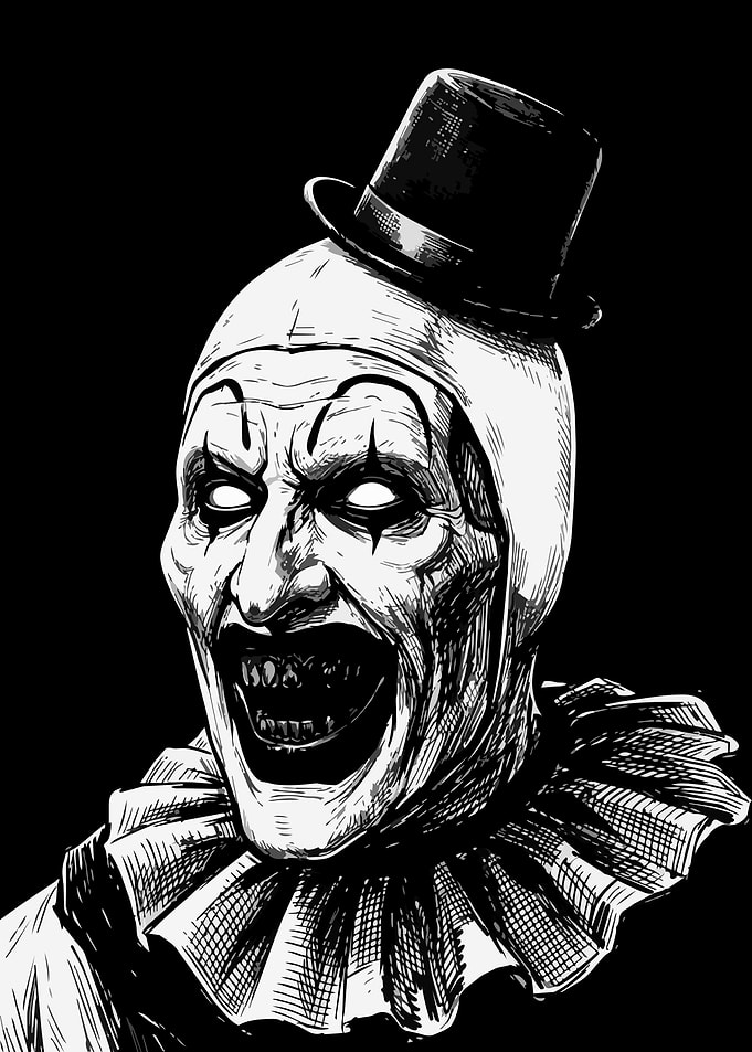 Terrifier Art the Clown Portrait