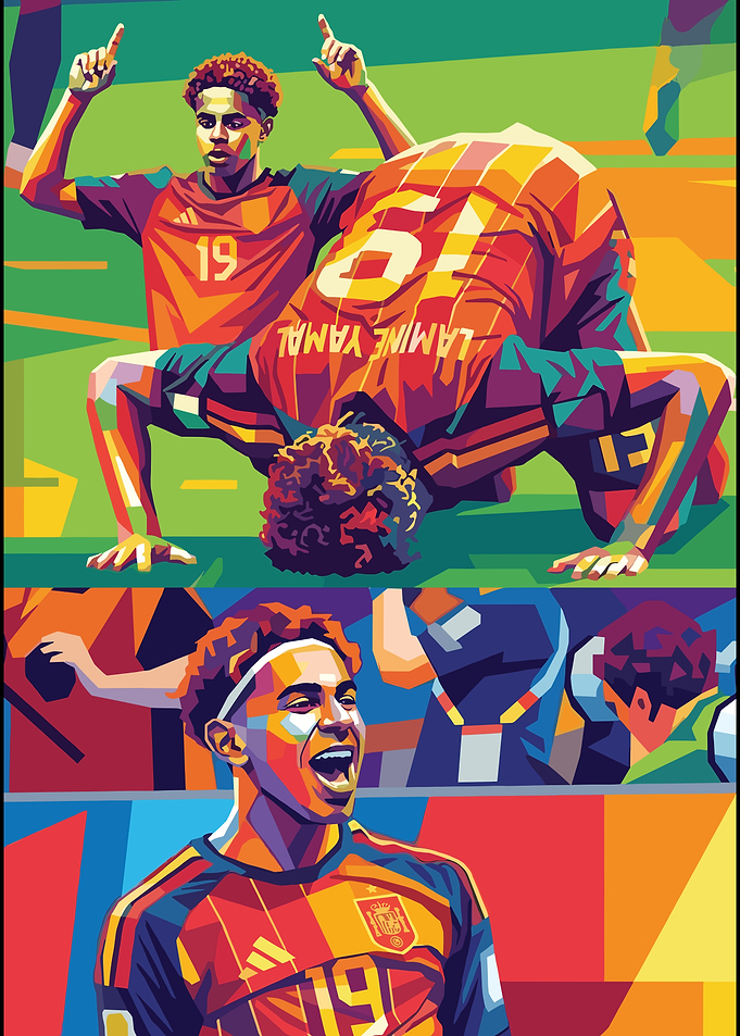 Lamine Yamal Soccer Celebration