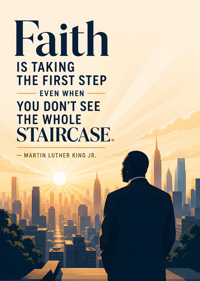 Martin Luther King Jr. quote about faith