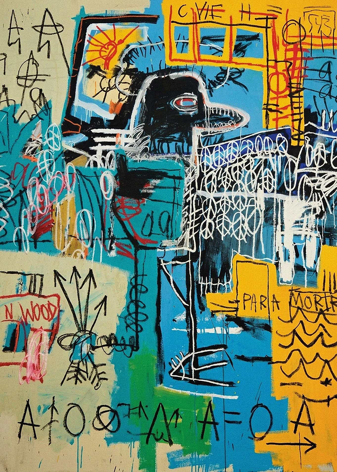 Jean-Michel Basquiat Bird Painting