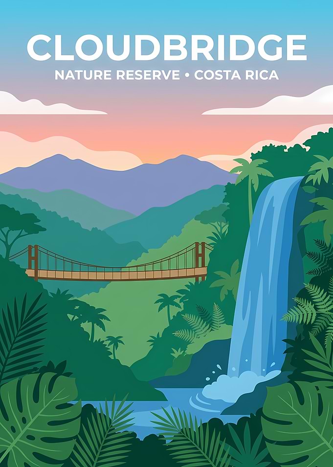 Cloudbridge Nature Reserve Poster