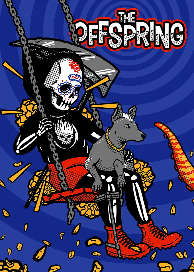 The Offspring Skeleton Grim Reaper Swing