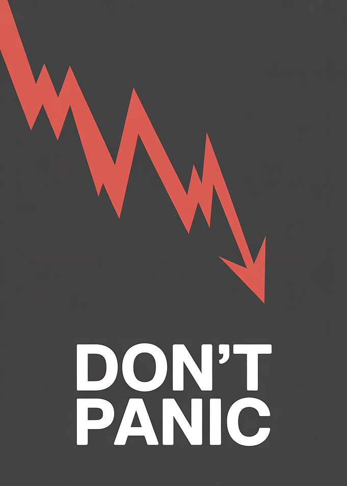 Don't Panic Falling Graph