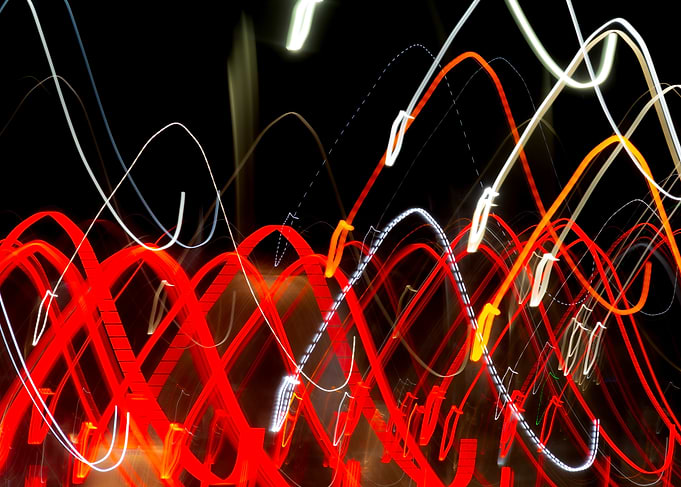 Abstract Light Trails