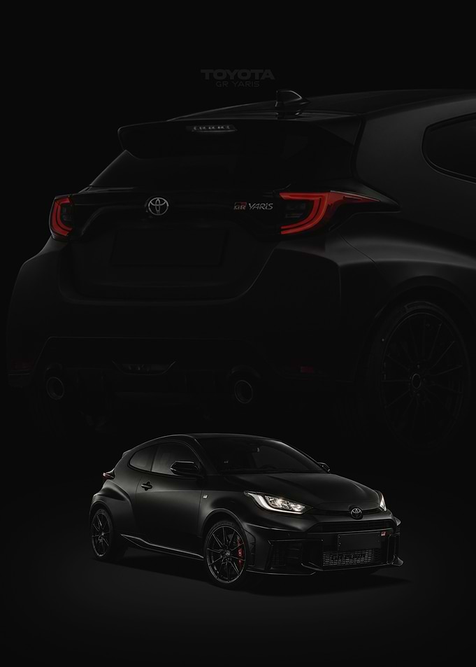 Black Toyota GR Yaris