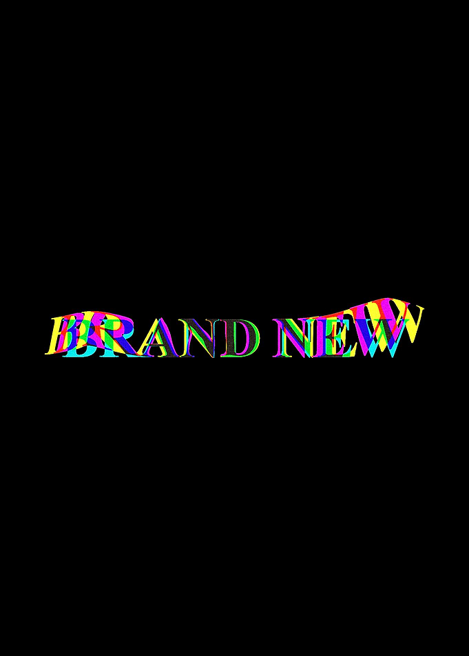 Brand New Glitch Text