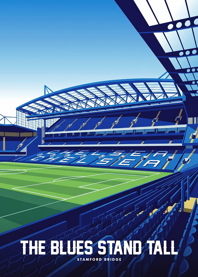 Stamford Bridge Chelsea FC Stadium Art