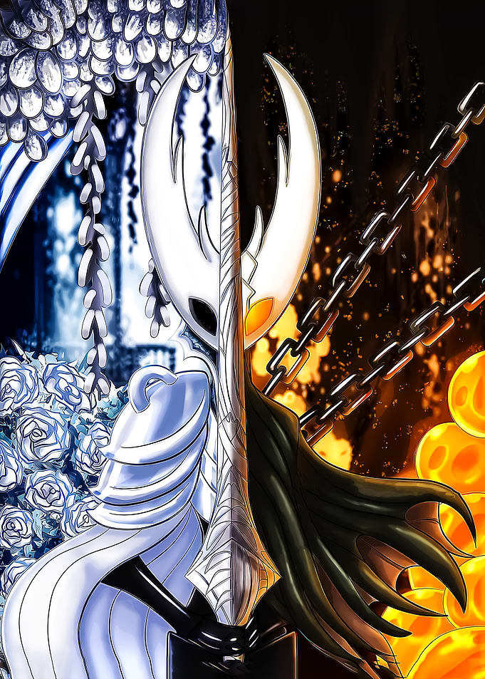 Hollow Knight duality art