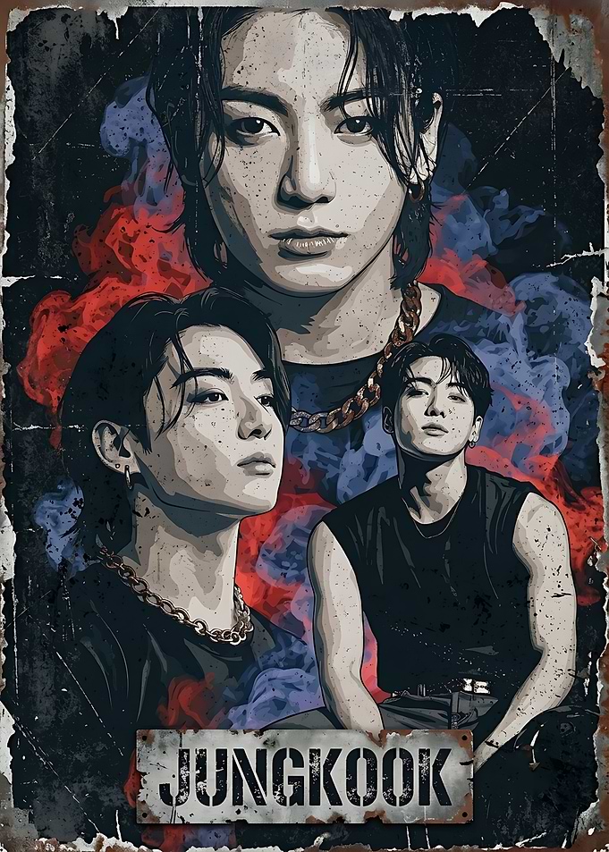 Jungkook Vintage Poster