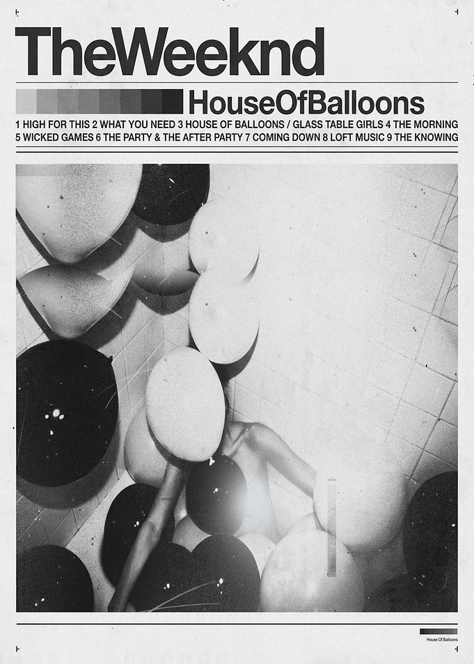 The Weeknd House of Balloons Album Cover