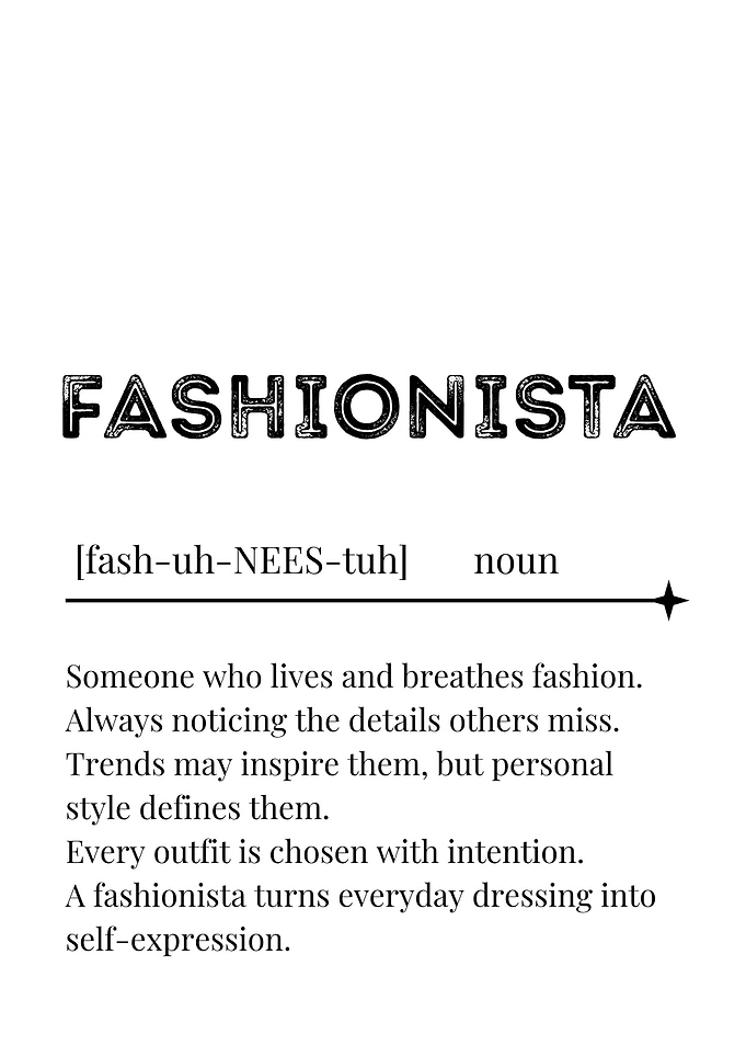 Fashionista