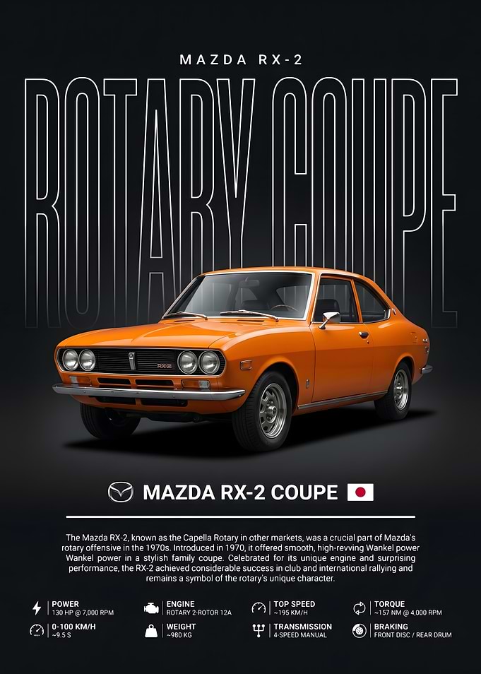 Mazda RX-2 Rotary Coupe