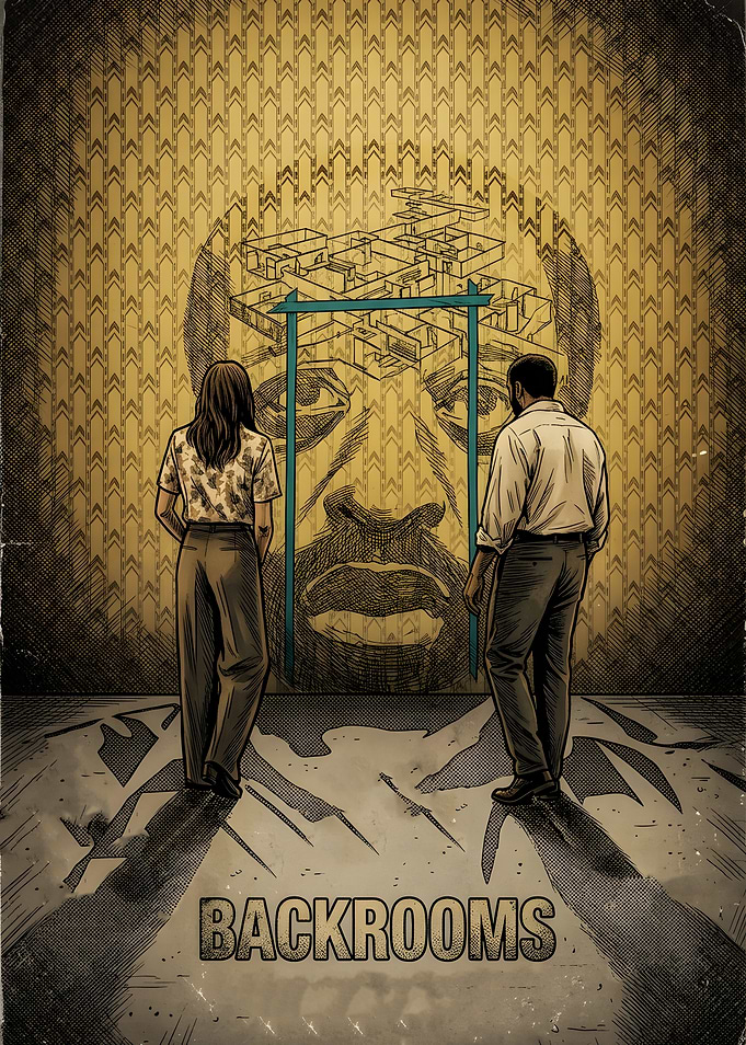 Backrooms Mystery Illustration