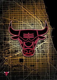Chicago Map: Bulls Pride