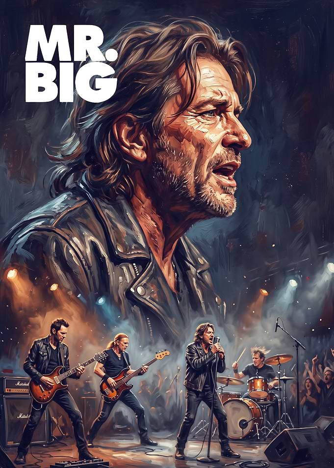 Mr. Big Rock Band Concert Poster