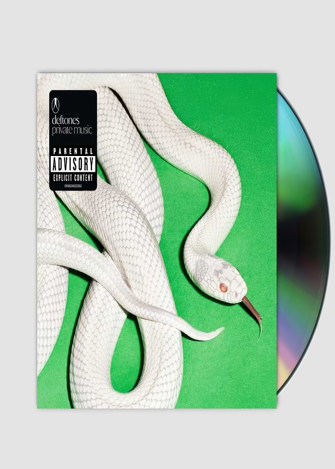 Deftones Private Music CD Cover with White Snake