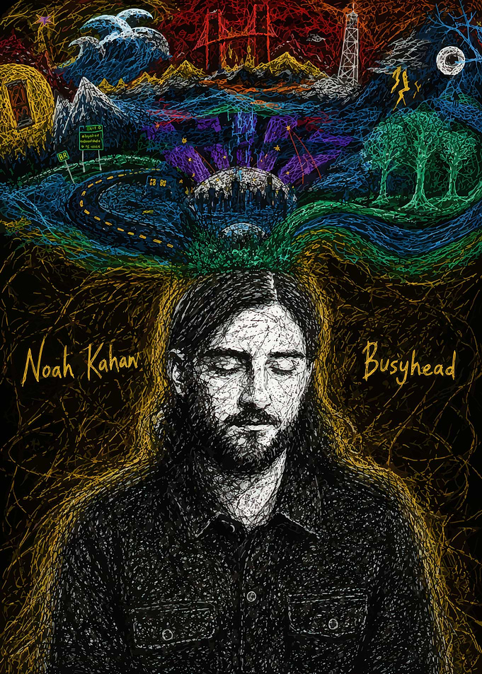 Noah Kahan Busyhead Album Cover Art