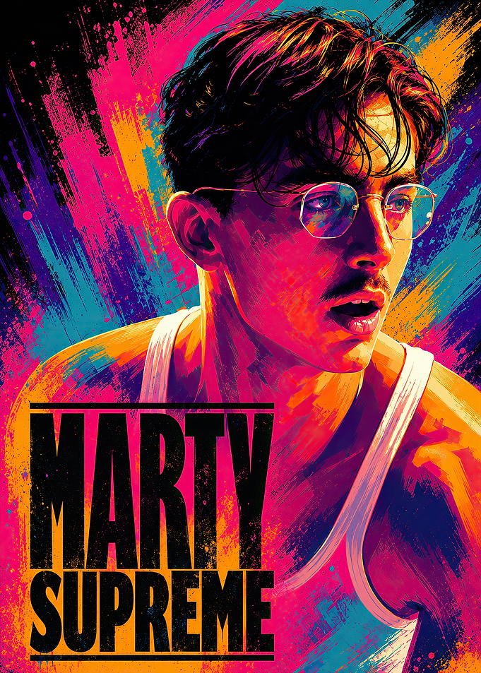 Marty Supreme Movie Poster Art