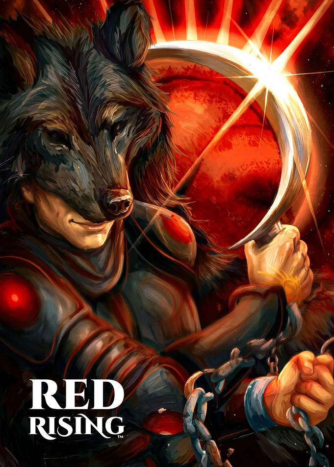 Red Rising Darrow with Wolf Cloak