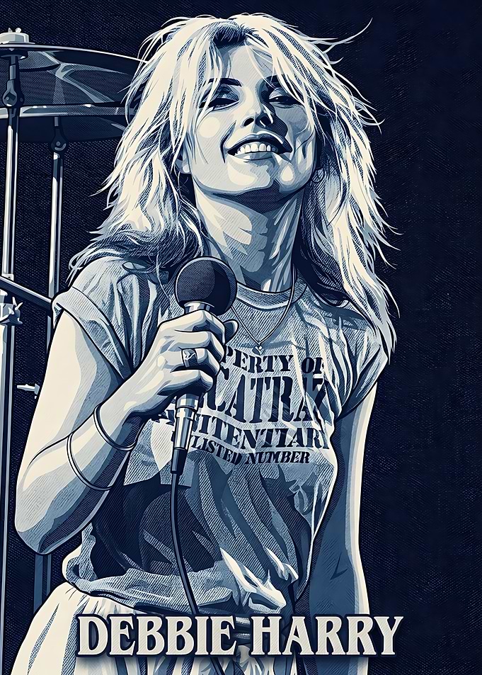 Debbie Harry Blondie Music Poster Art